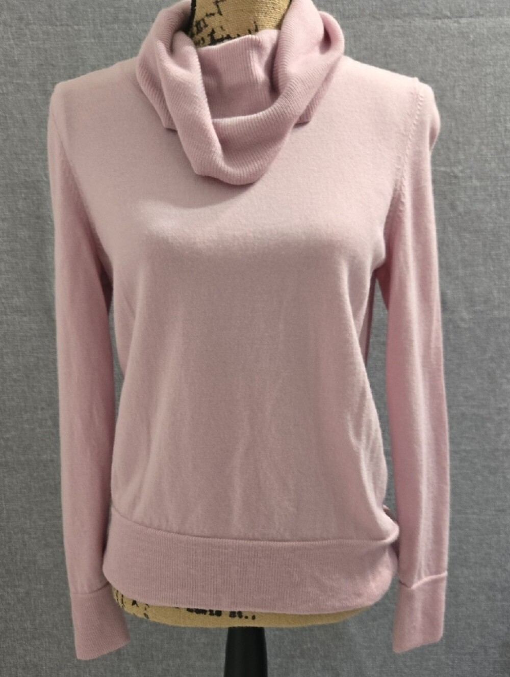 Talbots Pale Pink Cowl Neck Sweater Medium